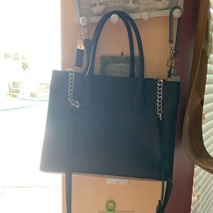 Nine West Black and Tan Bag